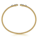 14K Yellow Gold, 14K White Gold Bracelet BG4916-6M45JJ