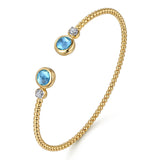 14K Yellow Gold, 14K White Gold Bracelet BG4926-6M45BT