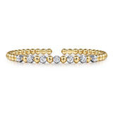 14K Yellow Gold, 14K White Gold Bracelet BG4973-6M45JJ