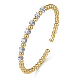 14K Yellow Gold, 14K White Gold Bracelet BG4973-6M45JJ