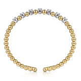 14K Yellow Gold, 14K White Gold Bracelet BG4973-6M45JJ
