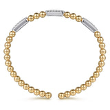 14K Yellow Gold, 14K White Gold Bracelet BG4974-6M45JJ