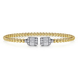 14K Yellow Gold, 14K White Gold Bracelet BG5031-6M44JJ