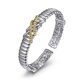 14K Yellow Gold, Sterling Silver (925) Bracelet BG5045-6MZJJJ