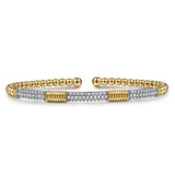 14K Yellow Gold, 14K White Gold Bracelet BG5053-6M45JJ