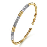 14K Yellow Gold, 14K White Gold Bracelet BG5053-6M45JJ