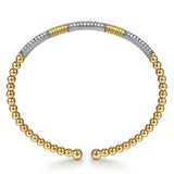14K Yellow Gold, 14K White Gold Bracelet BG5053-6M45JJ