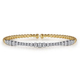 14K Yellow Gold, 14K White Gold Bracelet BG5060-6M45JJ