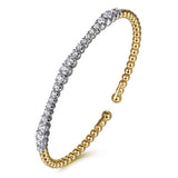 14K Yellow Gold, 14K White Gold Bracelet BG5060-6M45JJ