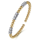 14K Yellow Gold, 14K White Gold Bracelet BG5076-6M45JJ