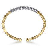 14K Yellow Gold, 14K White Gold Bracelet BG5079-6M45JJ