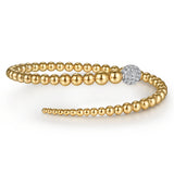 14K Yellow Gold, 14K White Gold Bracelet BG5086-6M45JJ