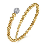 14K Yellow Gold, 14K White Gold Bracelet BG5086-6M45JJ