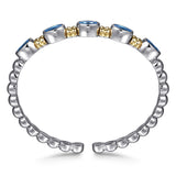 14K Yellow Gold, Sterling Silver (925) Bracelet BG5100-6MZJBT