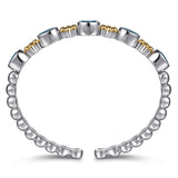 14K Yellow Gold, Sterling Silver (925) Bracelet BG5102-6MZJBT