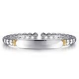 14K Yellow Gold, Sterling Silver (925) Bracelet BG5105-6MZJJJ