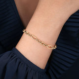 14K Yellow Gold Bracelet TB4572-75Y4JJJ