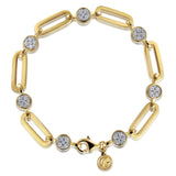 14K Yellow Gold Bracelet TB4785-75Y45JJ