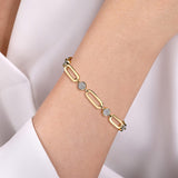 14K Yellow Gold Bracelet TB4785-75Y45JJ