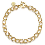 14K Yellow Gold Bracelet TB4905-75Y4JJJ