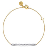 14K Yellow Gold, 14K White Gold Bracelet TB4936M4JWS