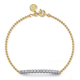 14K Yellow Gold, 14K White Gold Bracelet TB5004M4JWS