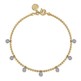 14K Yellow Gold, 14K White Gold Bracelet TB5005M4JWS