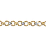 14K Yellow Gold, 14K White Gold Bracelet TB5061M45JJ