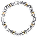 14K Yellow Gold, Sterling Silver (925) Bracelet TBM2178MZJJJ