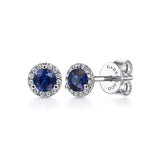 14K White Gold Earring EG12372W45SA