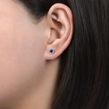 14K White Gold Earring EG12372W45SA