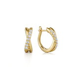 14K Yellow Gold Earring EG13328Y45JJ
