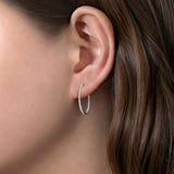 14K White Gold Earring EG13460W45JJ