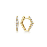 14K Yellow Gold Earring EG13658Y45JJ