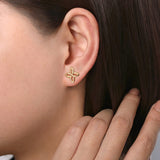 14K Yellow Gold Earring EG14134Y4JJJ