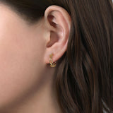 14K Yellow Gold Earring EG14193Y4JJJ