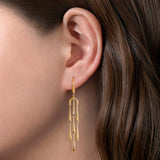 14K Yellow Gold Earring EG14199Y4JJJ