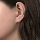 14K White Gold Earring EG14201W45JJ