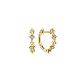 14K Yellow Gold Earring EG14613Y45JJ