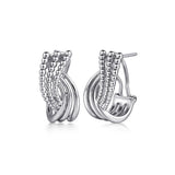 Sterling Silver (925) Earring EG14685SVJJJ