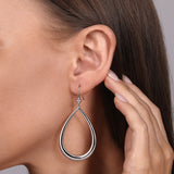 Sterling Silver (925) Earring EG14693SVJJJ