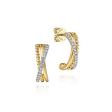 14K Yellow Gold Earring EG15022Y45JJ