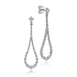 14K White Gold Earring EG15091W45JJ