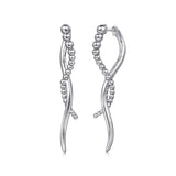 Sterling Silver (925) Earring EG15099SVJJJ