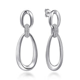 Sterling Silver (925) Earring EG15105SVJJJ