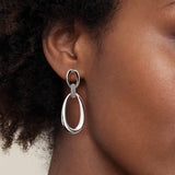 Sterling Silver (925) Earring EG15105SVJJJ