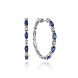 14K White Gold Earring EG15129W45SA