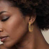 14K Yellow Gold Earring EG15133Y4JJJ