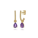 14K Yellow Gold Earring EG15161Y4JAM