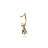 14K Yellow Gold Earring EG15161Y4JAM